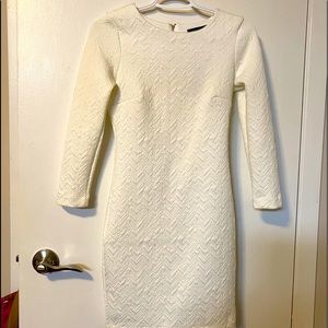 2/$40 —- Classy bodycon white dress